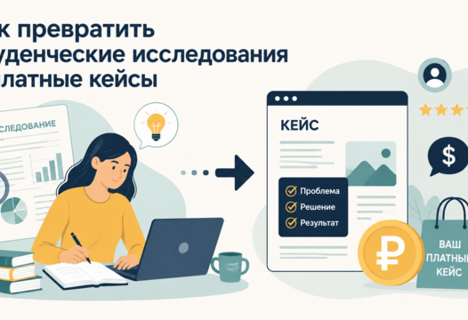 Как превратить студенческие исследования в платные кейсы