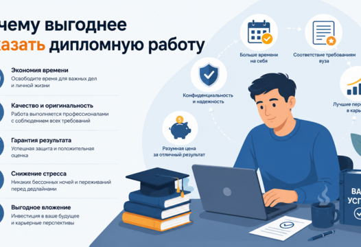 Почему выгоднее заказать дипломную работу, чем писать самому